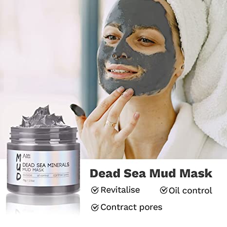 ANAI RUI Turmeric Clay Mask - Green Tea Detox Clay Mask - Dead Sea Minerals Mud Mask