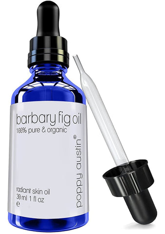Pure Barbary Fig Seed Oil - 6x More Anti Ageing Nutrients, Vegan Certified, Cruelty Free, Cold Pressed & Triple Purified Finishing Oil - For Dry, Sensitive, Hormonal & Menopause Skin Care