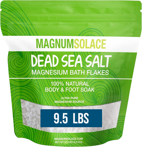 Dead Sea Salt – Dead Sea Salts for Soaking – Magnesium Flakes for Bath Salt – Bath Salts for Women Relaxing
