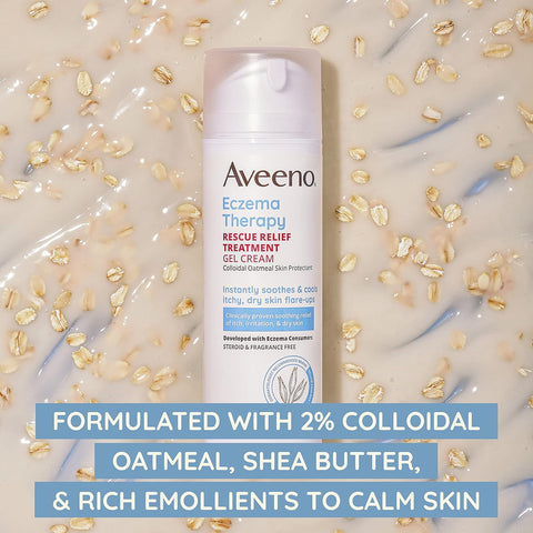 Aveeno Eczema Therapy Rescue Relief Treatment Gel Cream