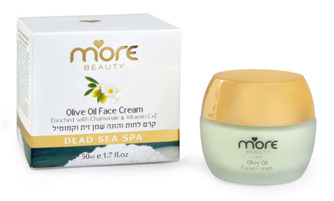 Moisturizer and Nourishing Facial Cream with Olive Oil and Chamomile By More Beauty