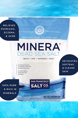 Minera Natural Dead Sea Salt, 5lbs Bulk - Fine Grain