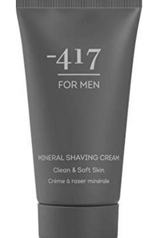 -417 Dead Sea Cosmetics Vegan Mineral Shaving Cream for Close & Clean Shave With No Irritation