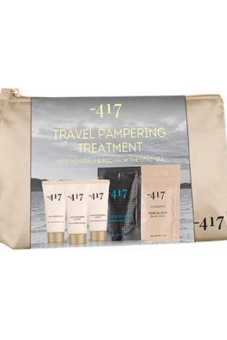 -417 Dead Sea Cosmetics 5 Piece Dead Sea Treatment Kit - Complete Regimen- Relaxation Set with Mineral Bath, Mud Body Wrap, Foot & Hand Cream- Perfect Gift Set. Suitable for All Skin Types