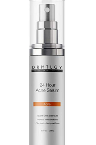 DRMTLGY Acne Spot Treatment and Cystic Acne Treatment. Acne Serum with Micronized Benzoyl Peroxide 5 and Glycolic Acid