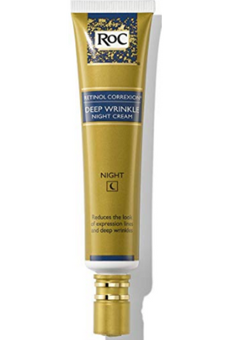 RoC Retinol Correxion Deep Wrinkle Anti-Aging Retinol Night Cream, Oil-Free and Non-Comedogenic, 1 Fl Oz