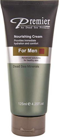 Premier Dead Sea Classic Nourishing Cream for Men, Light and gentle Moisturizer, Anti Wrinkle, firming, Sensitive Skin, Daily Use for younger looking skin