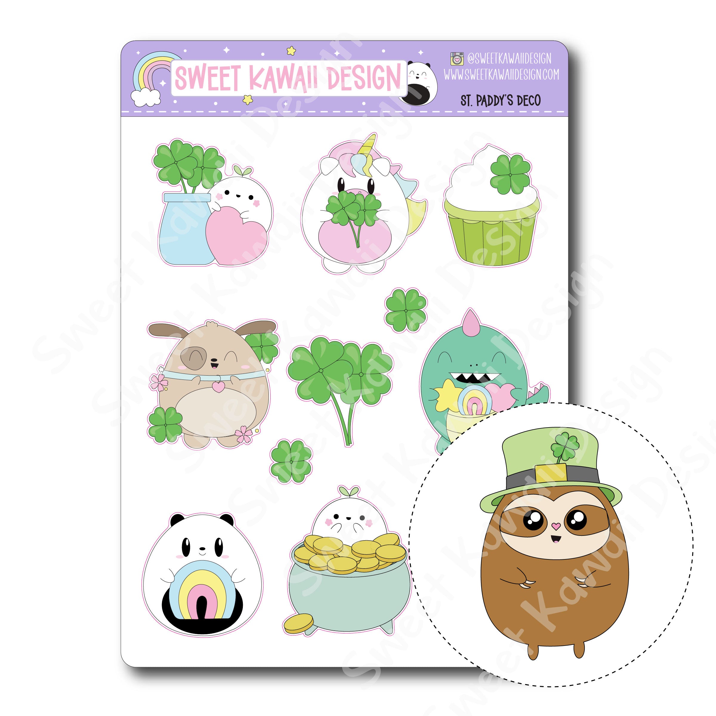 Kawaii Boba Deco (Large) Stickers – Sweet Kawaii Design