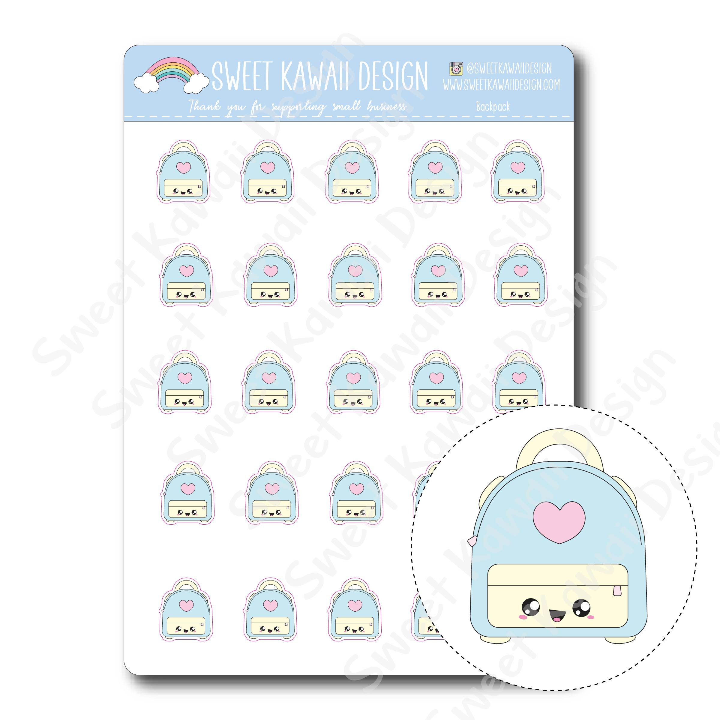 Kawaii Pastel Star Stickers – Sweet Kawaii Design