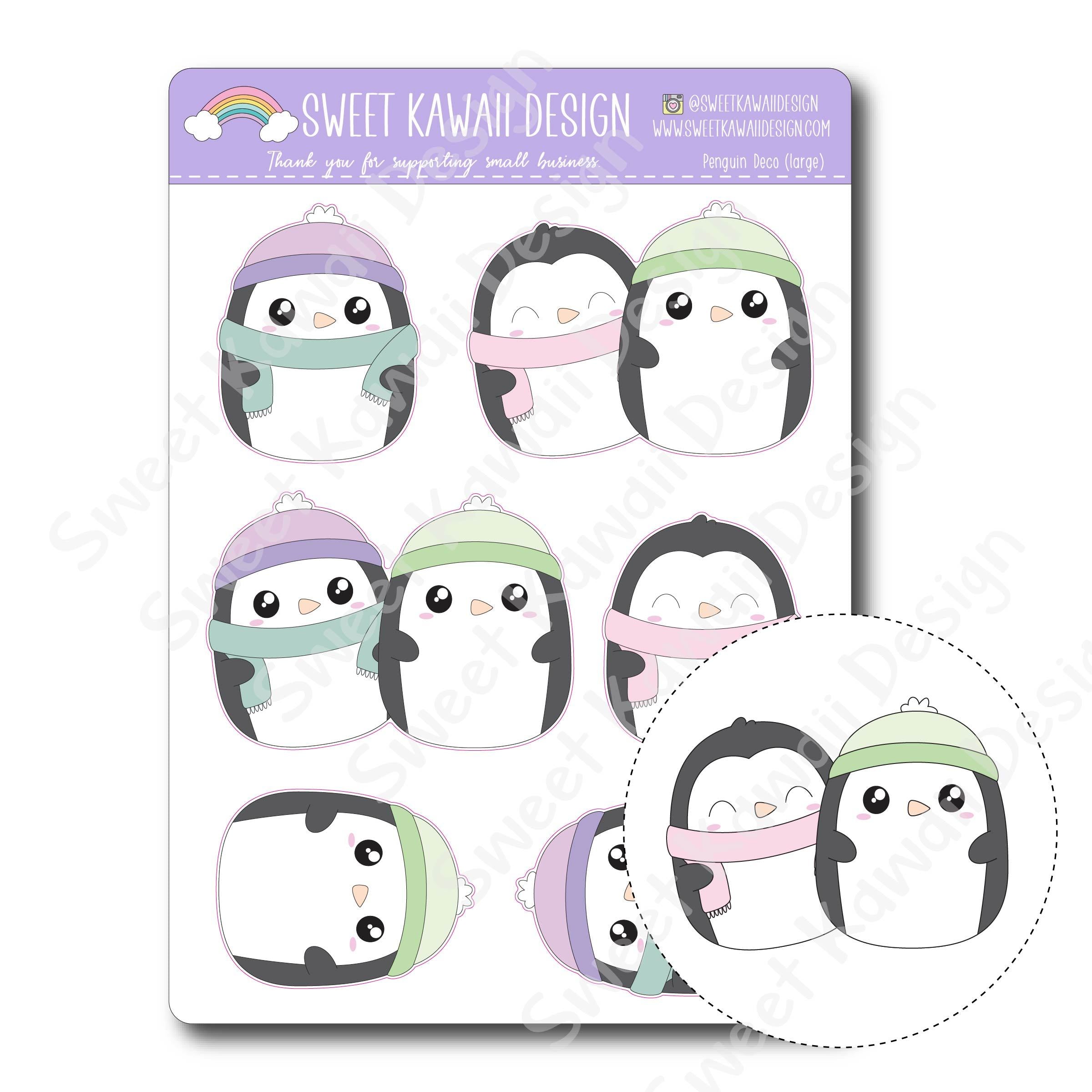 Kawaii Frank Deco (Large) Stickers – Sweet Kawaii Design