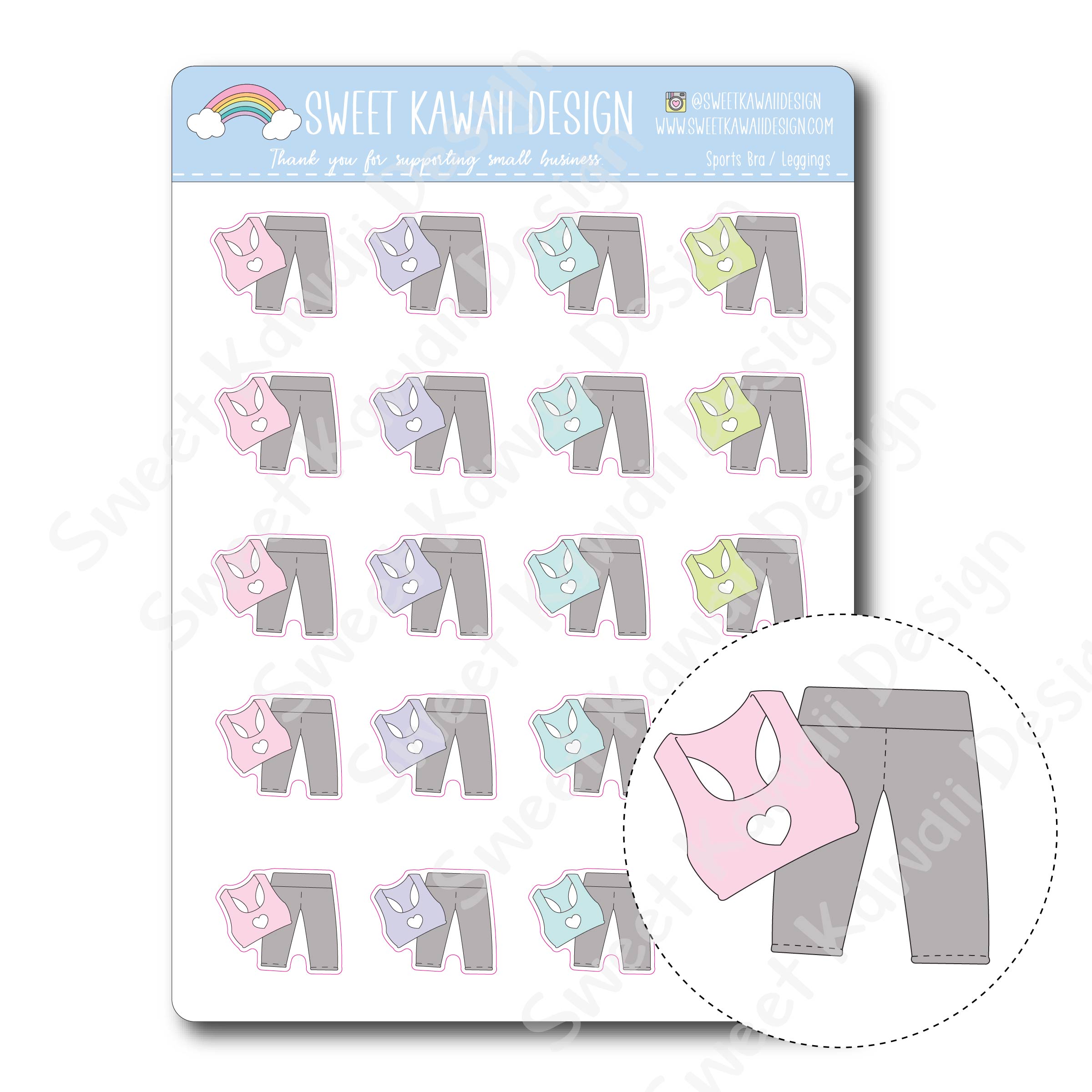 Kawaii Healthy Food Stickers – Sweet Kawaii Design