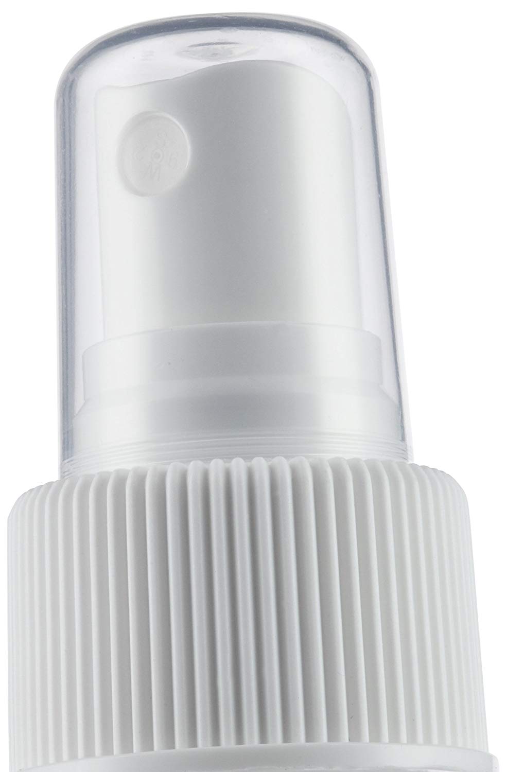 Download Frosted Amber Glass Boston Round Fine Mist Spray Bottle with White Sprayer - 2 oz / 60 ml