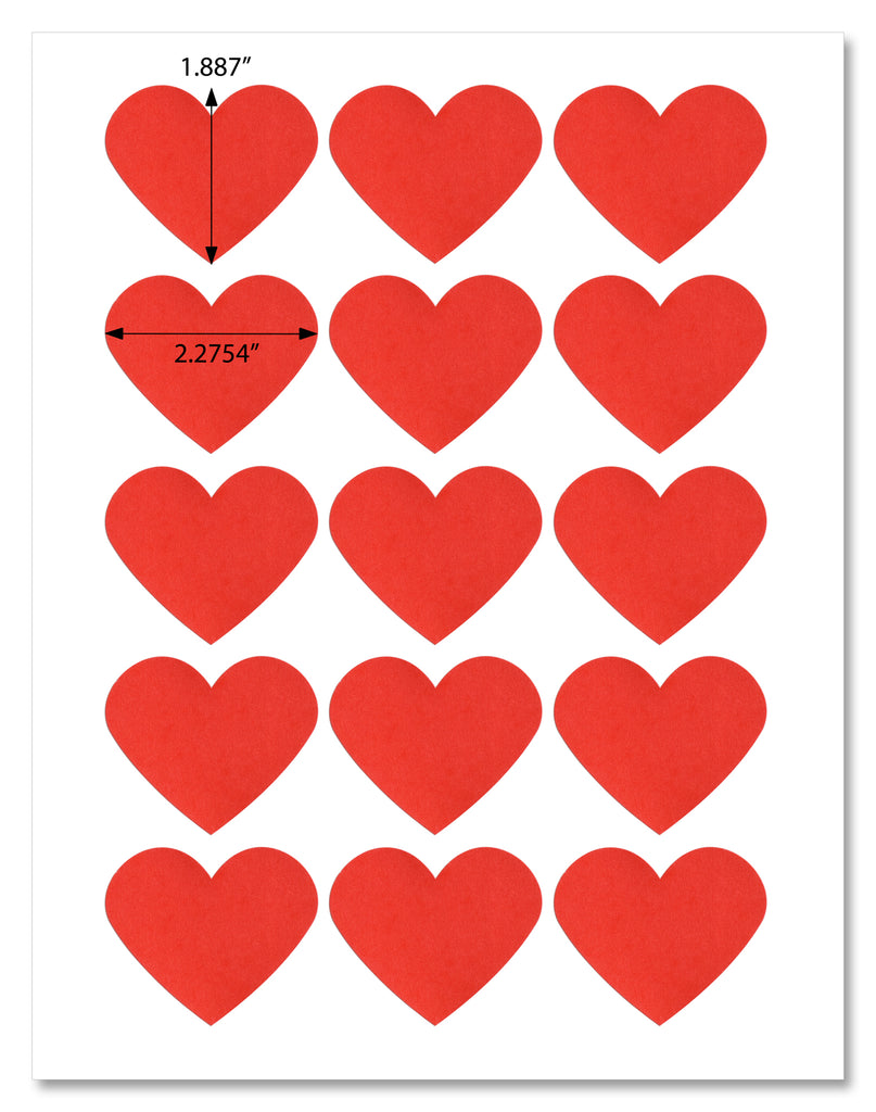 printable heart shaped labels that are priceless russell