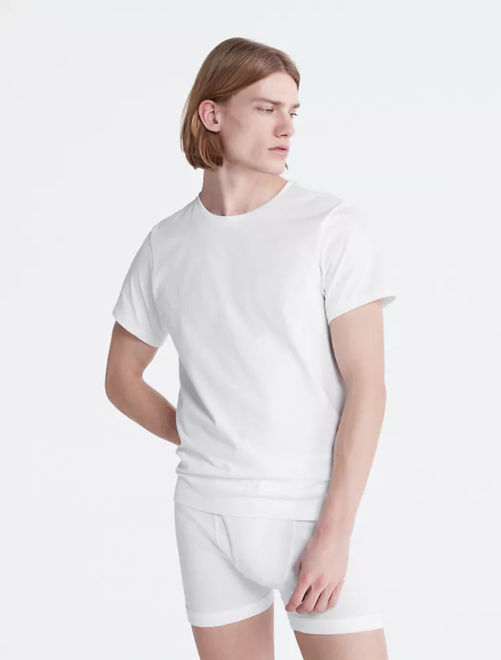 Calvin Klein Cotton Classic Fit 3-Pack Crewneck T-Shirt