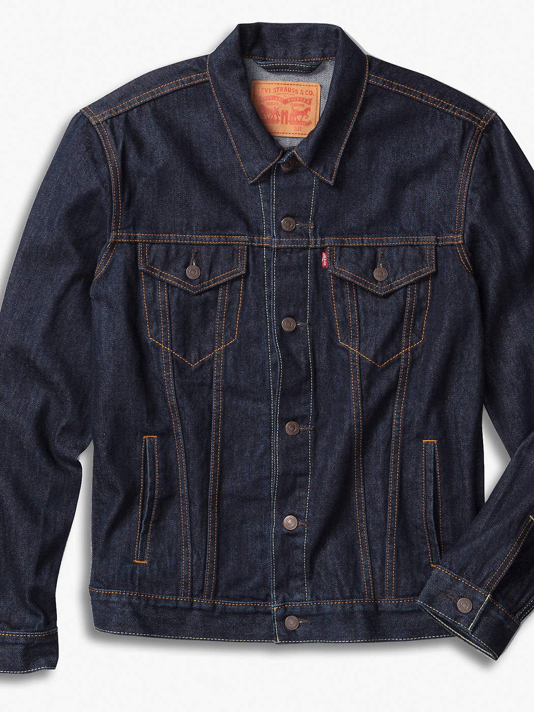 Levi's Trucker Jacket - Rinse Dark Wash – Ascent Wear
