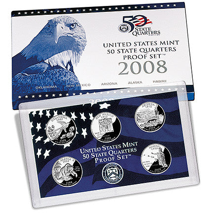 2008 State Quarter Proof Set – Proofsets.com