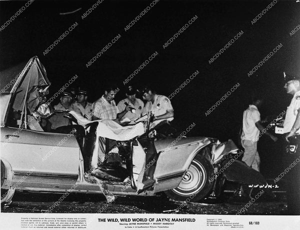 Hollywood Tragedy news photo Jayne Mansfield car wreck accident scene ...