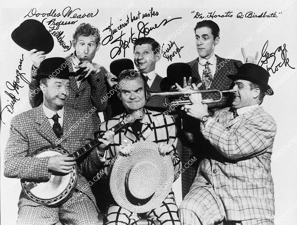 Spike Jones Freddy Morgan Doodles Weaver George Rock Dr Horatio Q Birdbath The City Slickers 2256 06