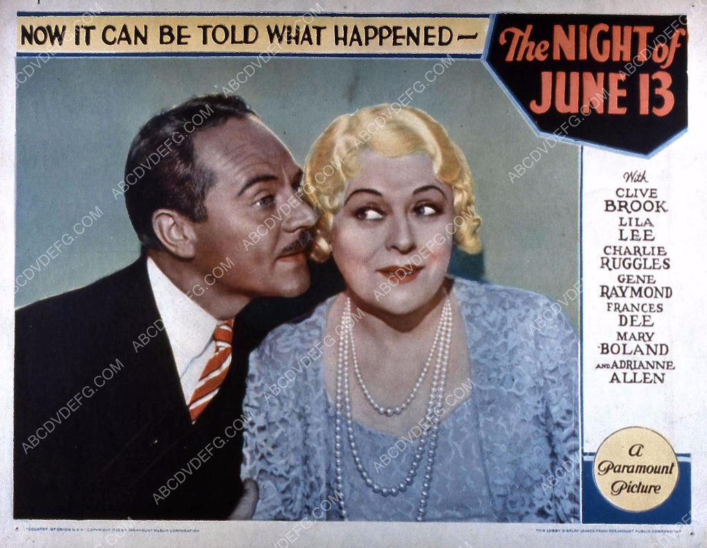 Mary Boland film The Night of June 13 35m-942 – ABCDVDVIDEO