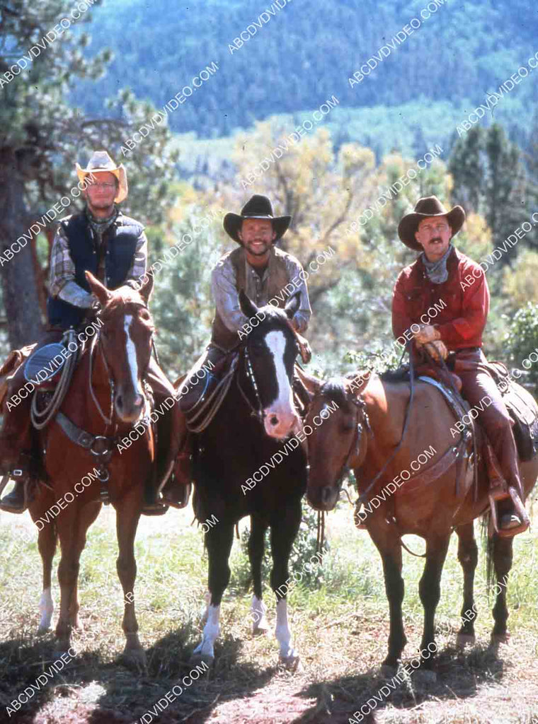 Daniel Stern Billy Crystal Bruno Kirby On Horseback Film City Slickers Abcdvdvideo