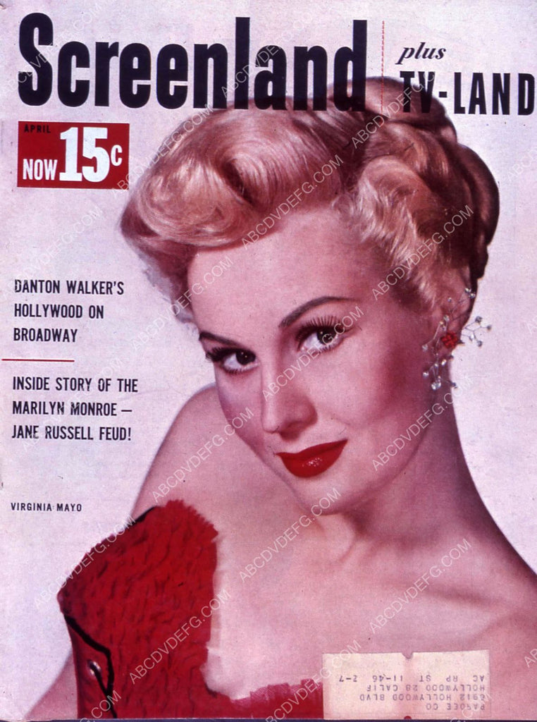Virginia Mayo Screenland Magazine Cover 35m 7949 Abcdvdvideo