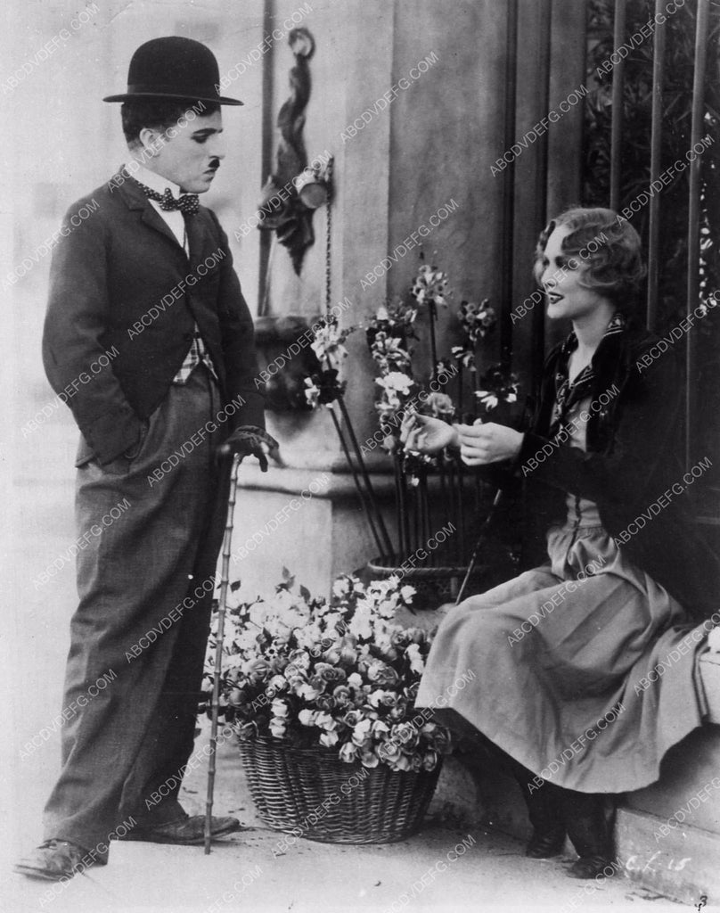 Charles Chaplin Virginia Cherrill classic film City Lights 3634-16 ...