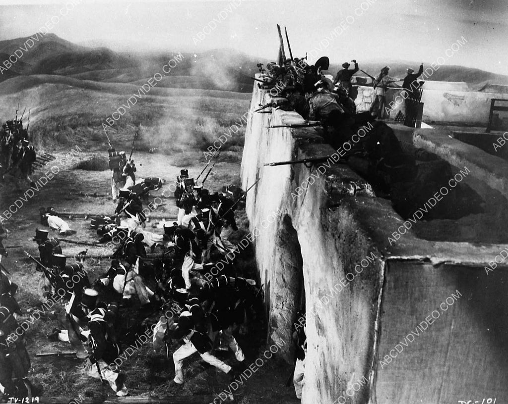 Fess Parker The Alamo battle sequence film Davy Crockett 5481-19 ...