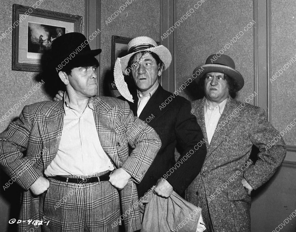 3 Stooges Moe Larry Shemp short film Up in Daisy's Penthouse 6482-25 ...