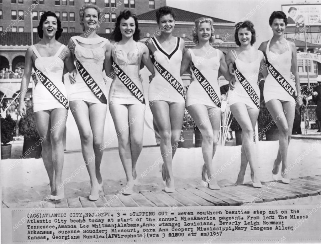 Miss America contestants Amanda Whitman Anna Stange plus 81bx01-068 ...