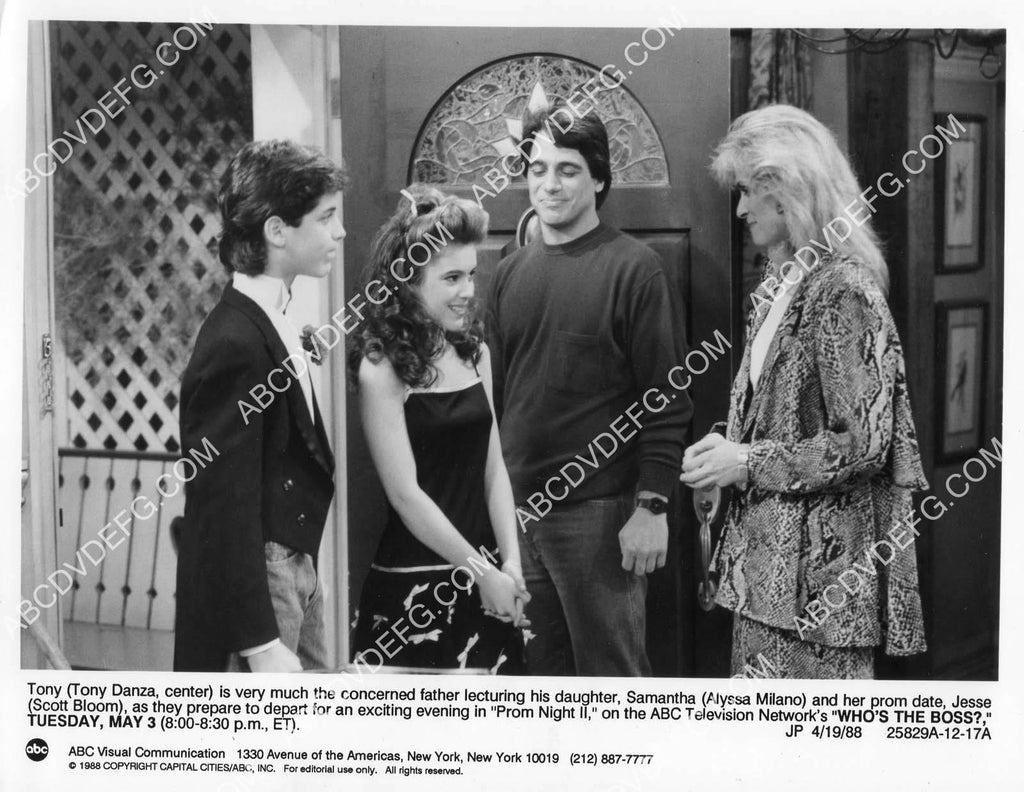 Scott Bloom Alyssa Milano Tony Danza Judith Light TV Who's the Boss 8B ...