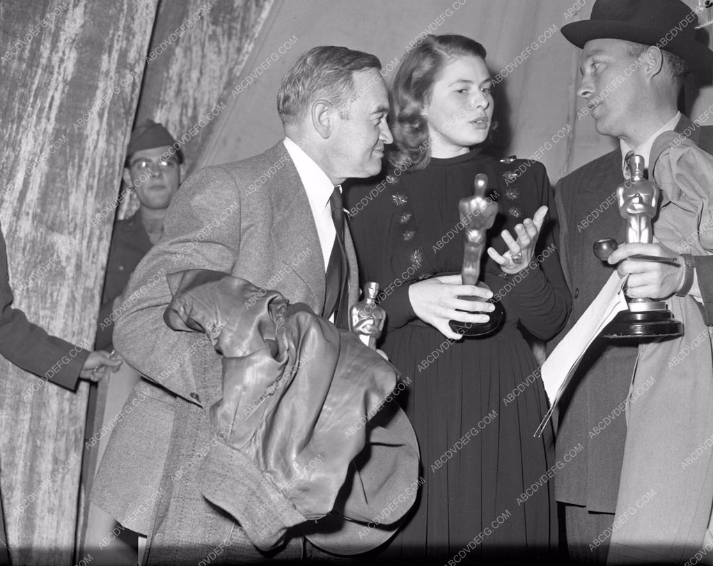 1944 Oscars Barry Fitzgerald Ingrid Bergman Bing Crosby Academy Awa Abcdvdvideo