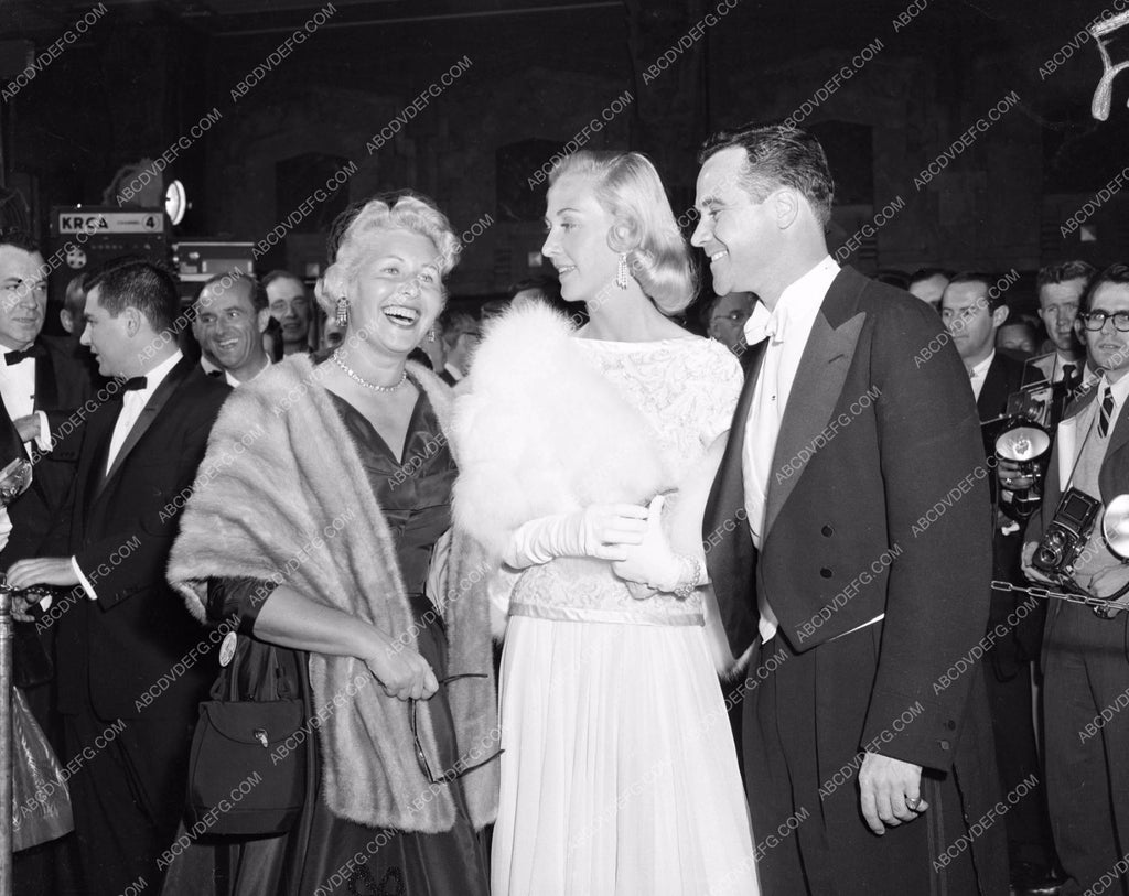 1955 Oscars Jack Lemmon and wife Sheila Graham Academy Awards aa1955-1 ...