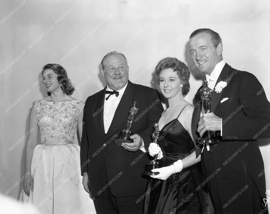 1958 Oscars Burl Ives Susan Hayward David Niven Ingrid Bergman 1958 Abcdvdvideo