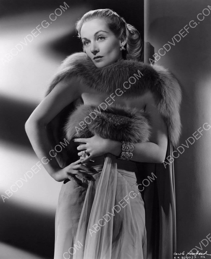 beautiful Carole Lombard fashion portrait 8b20-9128 – ABCDVDVIDEO