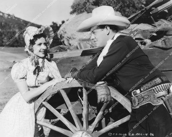 crp-13420 1937 cowboy Robert Bob Allen, Elaine Shepard film Law of the ...
