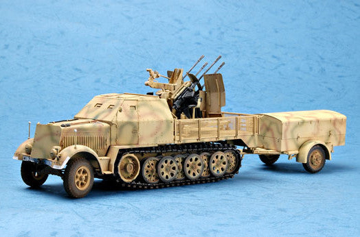 Trumpeter Military Models 1/35 German SdKfz 7/1 Halftrack Late Version ...