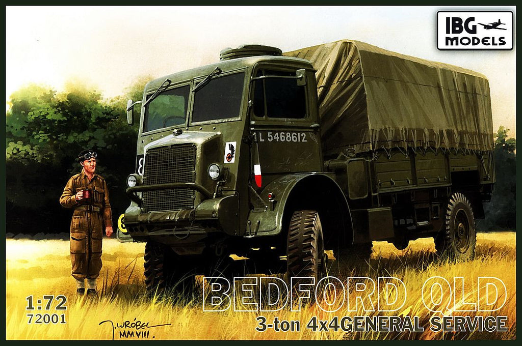 Ibg Military 172 Bedford Qld 3 Ton 4x4 General Service Military Truck Kit