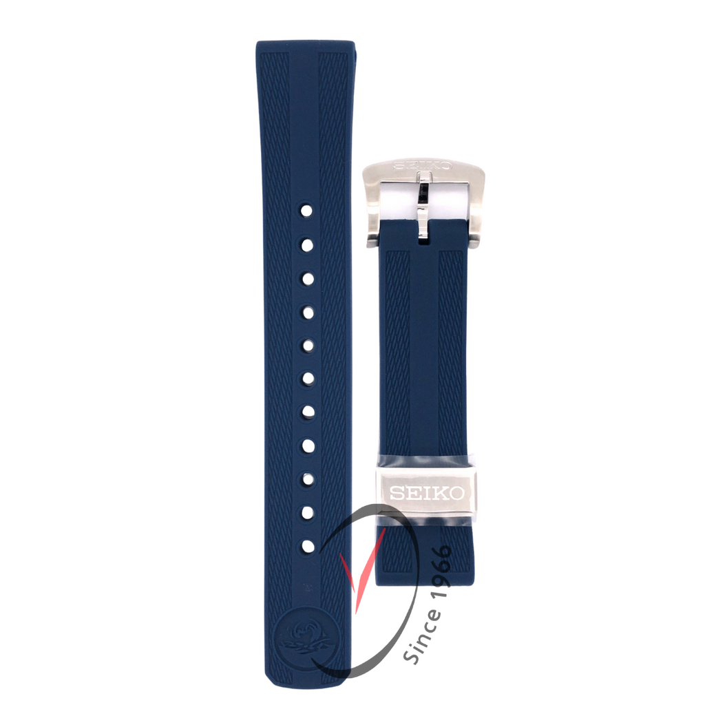 Seiko Silicone Blue Watch Band R03E013J0 – Star Watches and Jewellery
