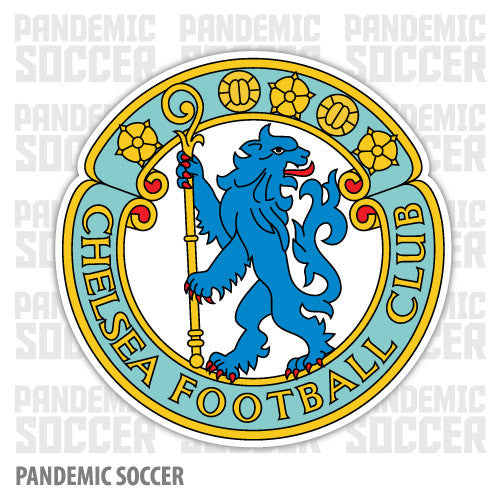Chelsea FC Retro England Color Vinyl Sticker Decal – Pandemic Soccer