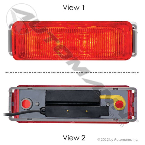 Grote MicroNova ® Dot LED Clearance Marker Light, with Grommet, PC Rated,  Red 49332 - Advance Auto Parts