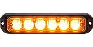 Buyers-8891500-Rectangular Amber LED Mini Strobe, 12-24V, (product_type), (product_vendor) - Nick's Truck Parts