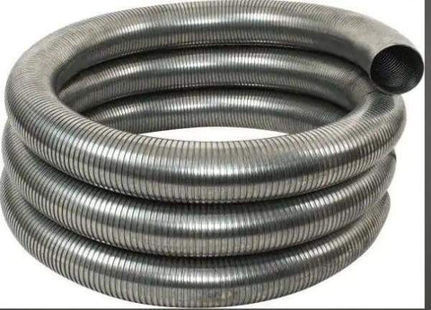 3.5 x 24 .015 Galvanized Exhaust Flex Hose G15-3524