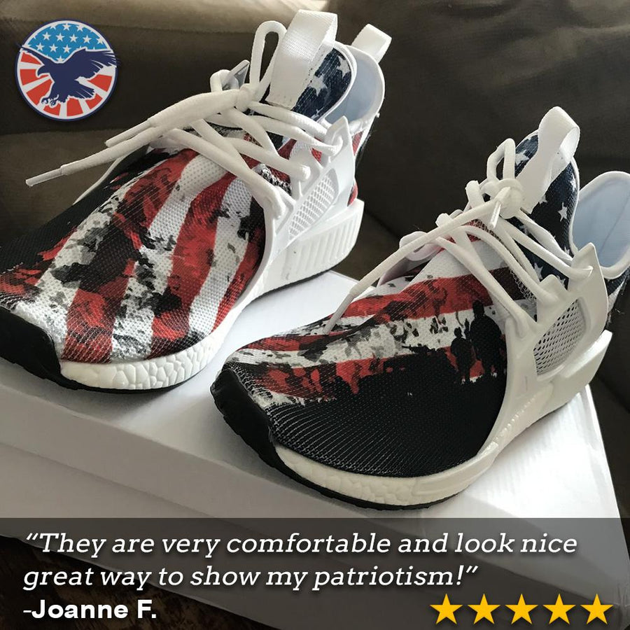 patriotic tennis shoes