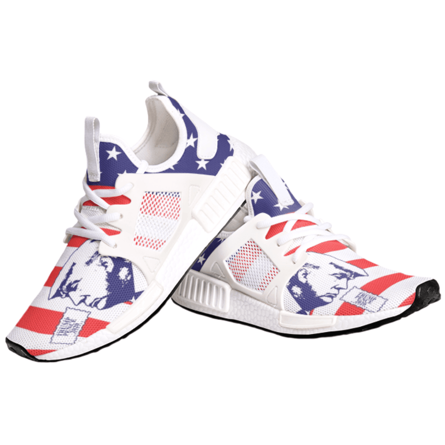 Trump Pence 2020 Patriotic American Flag Nomad Shoes Liberty Tee Shop