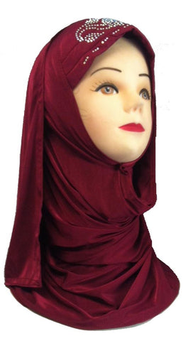 polyester hijab for women