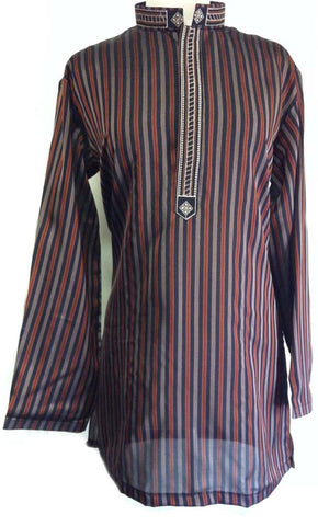 striped Pakistani kurta for men