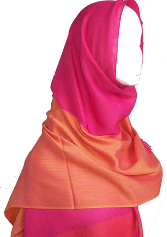 multi-shaded shawl for muslim women