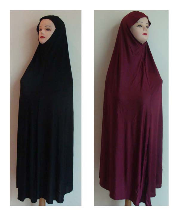  Long Hijab  for the Modest Lady Solid Colors Knee Length 