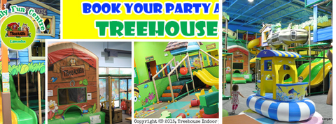 treehouse playground kids birthday party