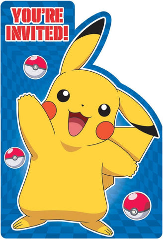 Free Pokemon Birthday Party Invitations